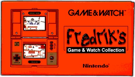 Welcome to Fredrik Kellns Game and Watch Collection